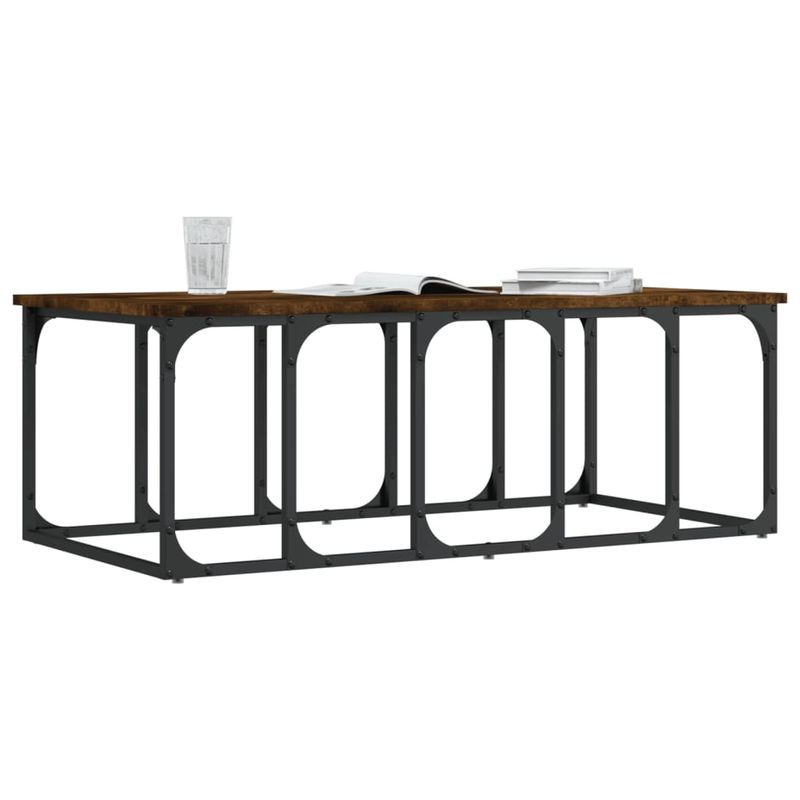 Casa si Gradina - Mobilier - Mese si birouri - Masute de cafea - Masuta de cafea, stejar fumuriu, 100x50x35,5 cm, lemn compozit - Infinity.ro