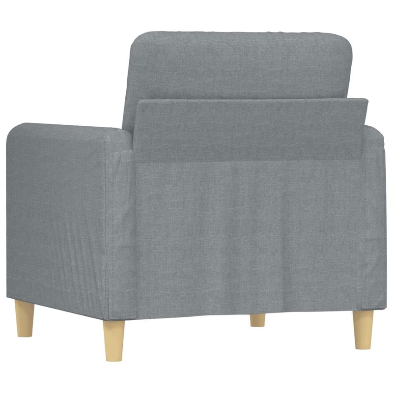 Casa si Gradina - Mobilier - Scaune si fotolii - Fotolii - Fotoliu canapea, gri deschis, 60 cm, material textil - Infinity.ro