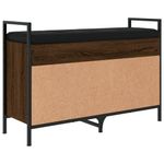 Casa si Gradina - Mobilier - Organizare si depozitare - Bancute - Banca de pantofi, stejar maro, 85,5x32x57,5 cm, lemn prelucrat - Infinity.ro