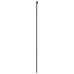 Casa si Gradina - Constructii - Usi interior, exterior si garaj - Usi garaj - Usa glisanta, negru, 90x205 cm, sticla securizata si aluminiu - Infinity.ro