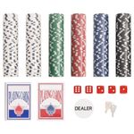 Jucarii, Copii si Bebe - Jucarii si jocuri - Jocuri si puzzle - Jocuri de societate - Set de jetoane de poker 300 buc. 11,5 g - Infinity.ro