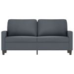 Casa si Gradina - Mobilier - Canapele si coltare - Canapele - Canapea cu 2 locuri, gri inchis, 140 cm, catifea - Infinity.ro