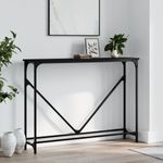 Casa si Gradina - Mobilier - Comode si corpuri - Console - Masuta consola, negru, 102x22,5x75 cm, lemn compozit - Infinity.ro