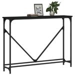 Casa si Gradina - Mobilier - Comode si corpuri - Console - Masuta consola, negru, 102x22,5x75 cm, lemn compozit - Infinity.ro