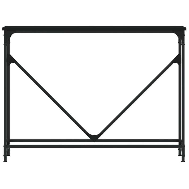 Casa si Gradina - Mobilier - Comode si corpuri - Console - Masuta consola, negru, 102x22,5x75 cm, lemn compozit - Infinity.ro