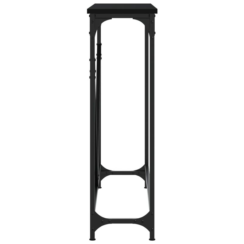 Casa si Gradina - Mobilier - Comode si corpuri - Console - Masuta consola, negru, 102x22,5x75 cm, lemn compozit - Infinity.ro