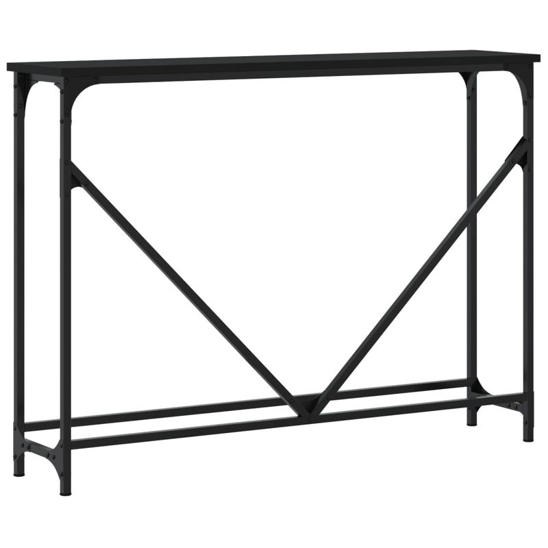 Casa si Gradina - Mobilier - Comode si corpuri - Console - Masuta consola, negru, 102x22,5x75 cm, lemn compozit - Infinity.ro