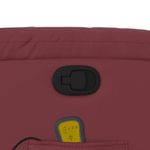 Ingrijire personala si Cosmetice - Sanatate si wellness - Articole wellness - Fotolii de masaj - Fotoliu de masaj rabatabil, rosu vin, piele ecologica - Infinity.ro