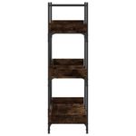 Casa si Gradina - Mobilier - Biblioteci si rafturi - Biblioteci - Biblioteca 3 niveluri, stejar fumuriu, 100x33x108,5 cm, lemn - Infinity.ro
