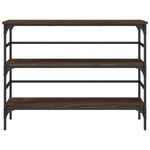 Casa si Gradina - Mobilier - Comode si corpuri - Console - Masuta consola, stejar maro, 100x32x75 cm, lemn prelucrat - Infinity.ro