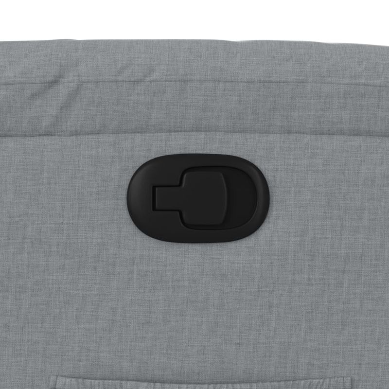 Casa si Gradina - Mobilier - Scaune si fotolii - Fotolii - Fotoliu rabatabil, gri deschis, material textil - Infinity.ro