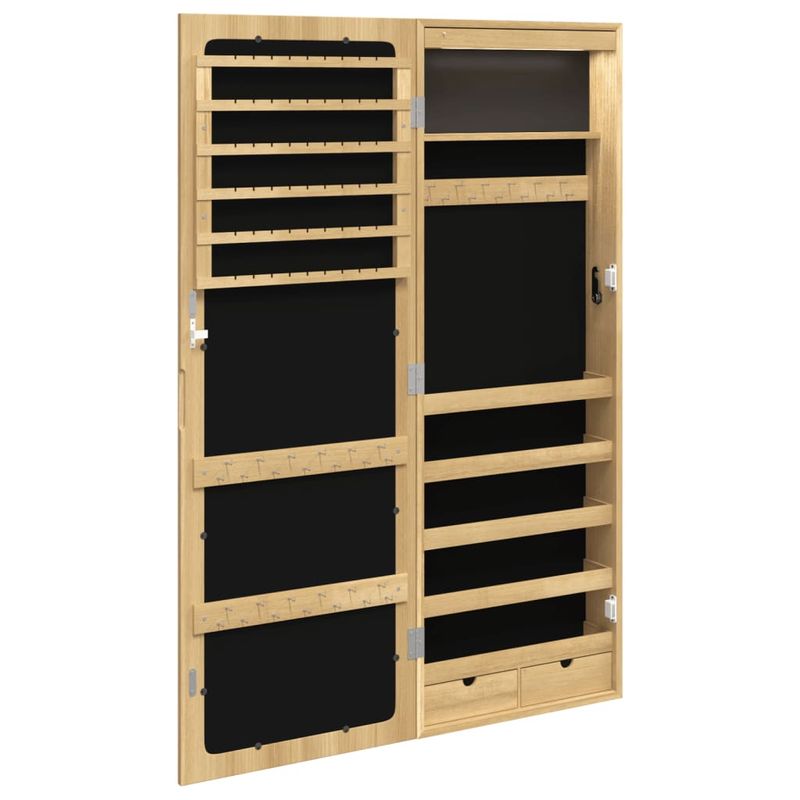 Casa si Gradina - Mobilier - Dulapuri si sifoniere - Dulapuri - Dulap de bijuterii cu oglinda si lumini LED, montaj pe perete - Infinity.ro