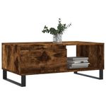 Casa si Gradina - Mobilier - Mese si birouri - Masute de cafea - Masuta de cafea, stejar fumuriu, 90x50x36,5 cm, lemn prelucrat - Infinity.ro