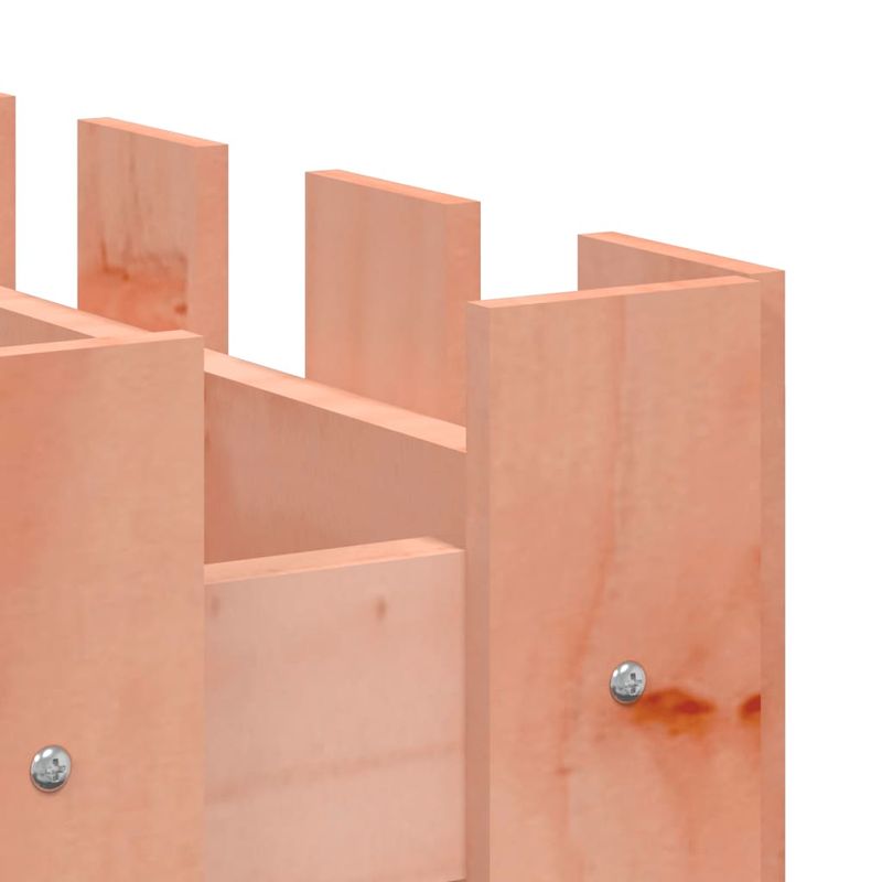 Casa si Gradina - Gradinarit si plante - Plante si ghivece - Ghivece si suporturi - Pat inaltat gradina cu design gard 100x50x50 cm lemn douglas - Infinity.ro