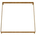 Casa si Gradina - Gradinarit si plante - Plante si ghivece - Ghivece si suporturi - Strat inaltat de gradina, 100x100x18,5 cm, otel corten - Infinity.ro