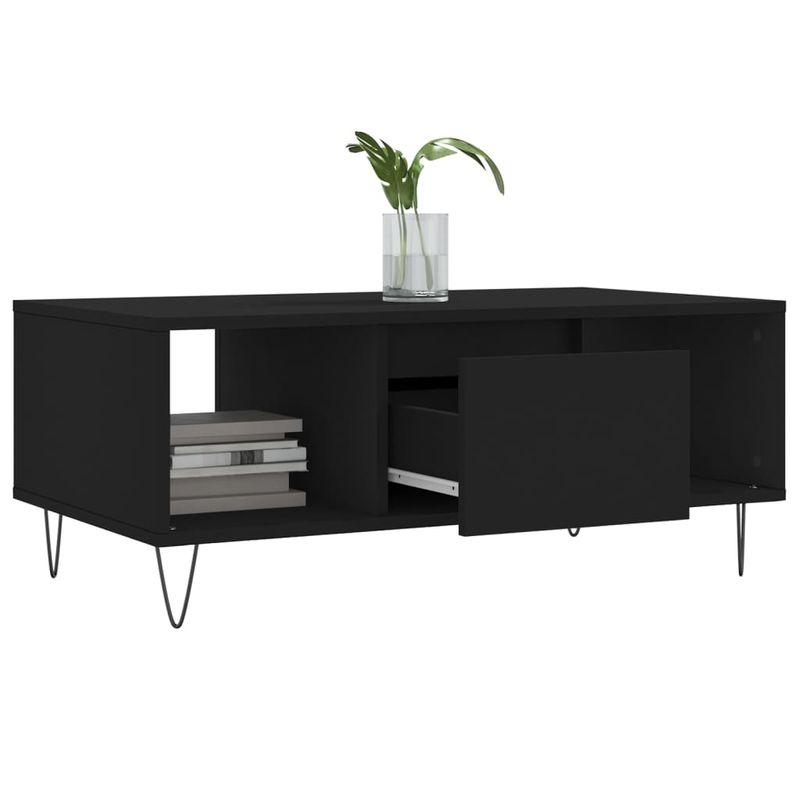 Casa si Gradina - Mobilier - Mese si birouri - Masute de cafea - Masuta de cafea, negru, 90x50x36,5 cm, lemn compozit - Infinity.ro