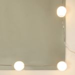 Casa si Gradina - Mobilier - Mobilier baie - Comode baie - Dulap cu oglinda si LED, negru, 60x31,5x62 cm - Infinity.ro