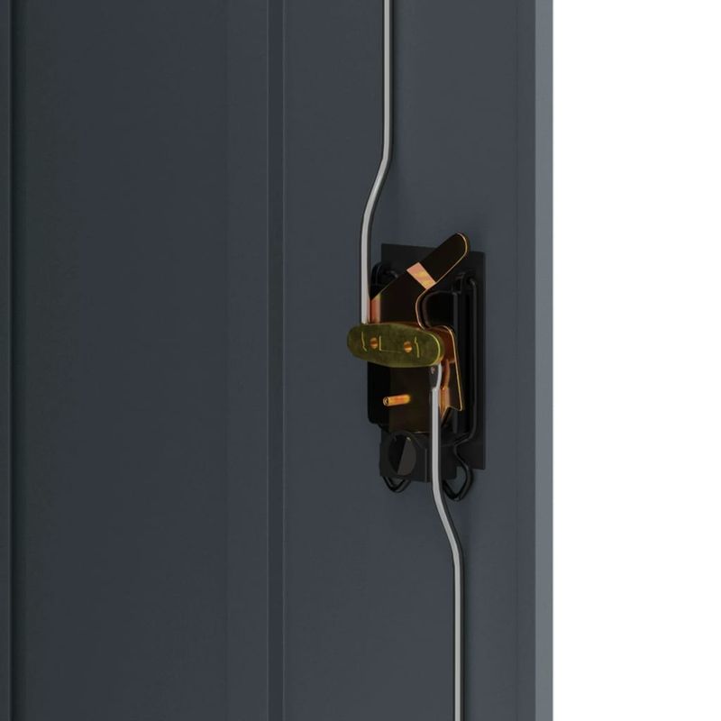 Casa si Gradina - Constructii - Depozitare, transport si protectie - Rafturi, fisete si vestiare - Fiset, antracit, 90x40x140 cm, otel - Infinity.ro