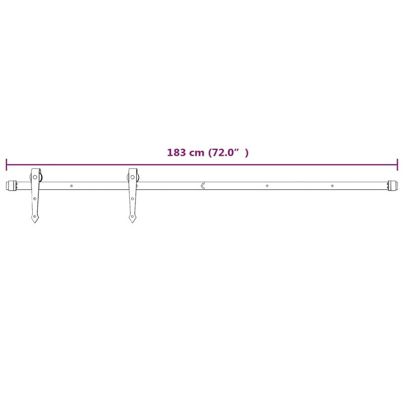 Casa si Gradina - Constructii - Usi interior, exterior si garaj - Usi interior - Usa glisanta cu set feronerie, 90x210 cm, lemn masiv de pin - Infinity.ro