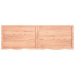 Casa si Gradina - Constructii - Lemn constructii - Placi lemn - Blat de masa maro 180x60x(2-6) cm, lemn masiv stejar tratat, maro deschis - Infinity.ro