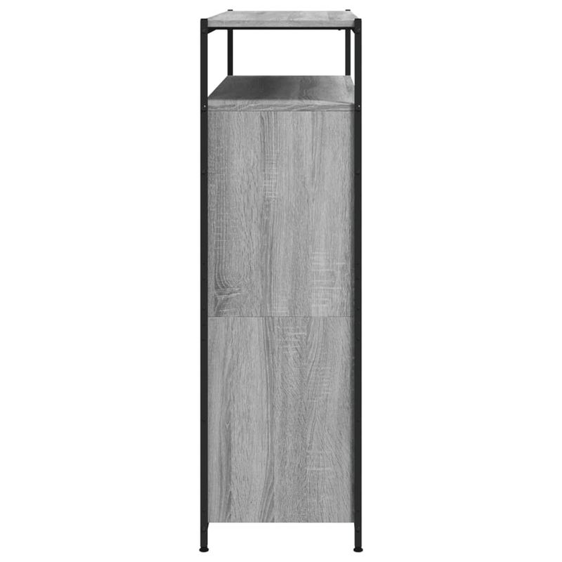 Casa si Gradina - Mobilier - Organizare si depozitare - Organizator incaltaminte - Pantofar cu 4 sertare rabatabile, gri sonoma, 100x34x112 cm - Infinity.ro