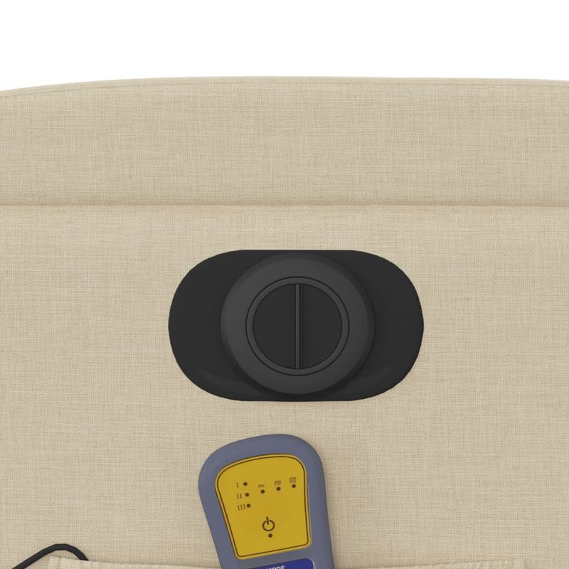 Ingrijire personala si Cosmetice - Sanatate si wellness - Articole wellness - Fotolii de masaj - Fotoliu electric de masaj rabatabil, crem, textil - Infinity.ro