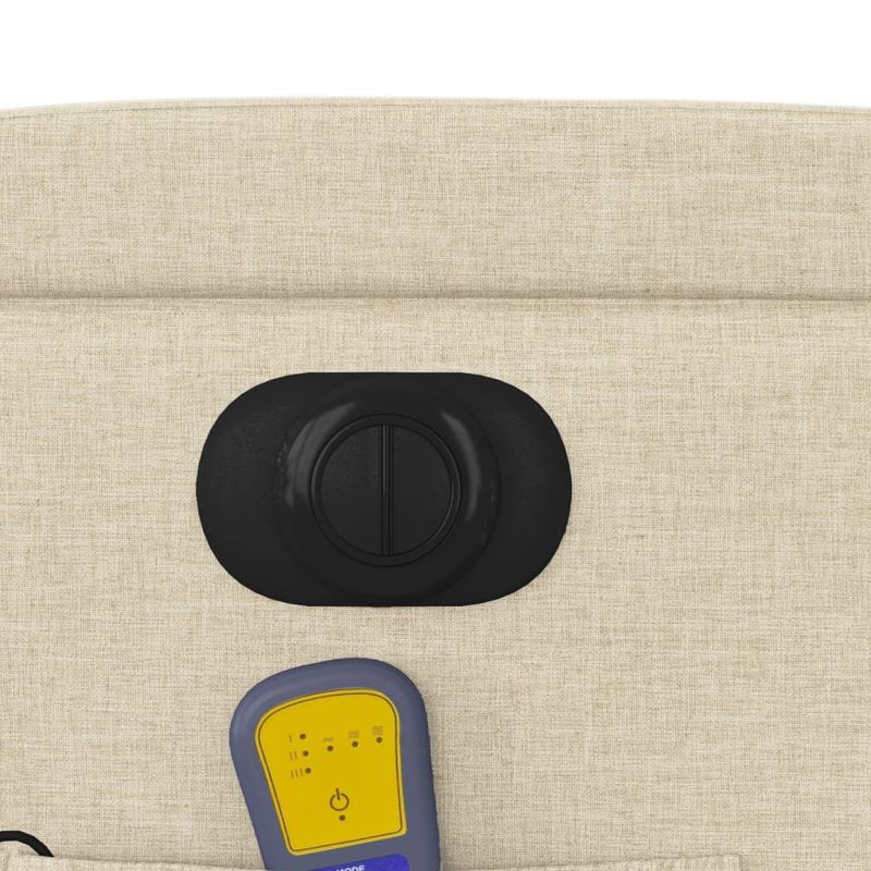 Ingrijire personala si Cosmetice - Sanatate si wellness - Articole wellness - Fotolii de masaj - Fotoliu electric de masaj rabatabil, crem, textil - Infinity.ro