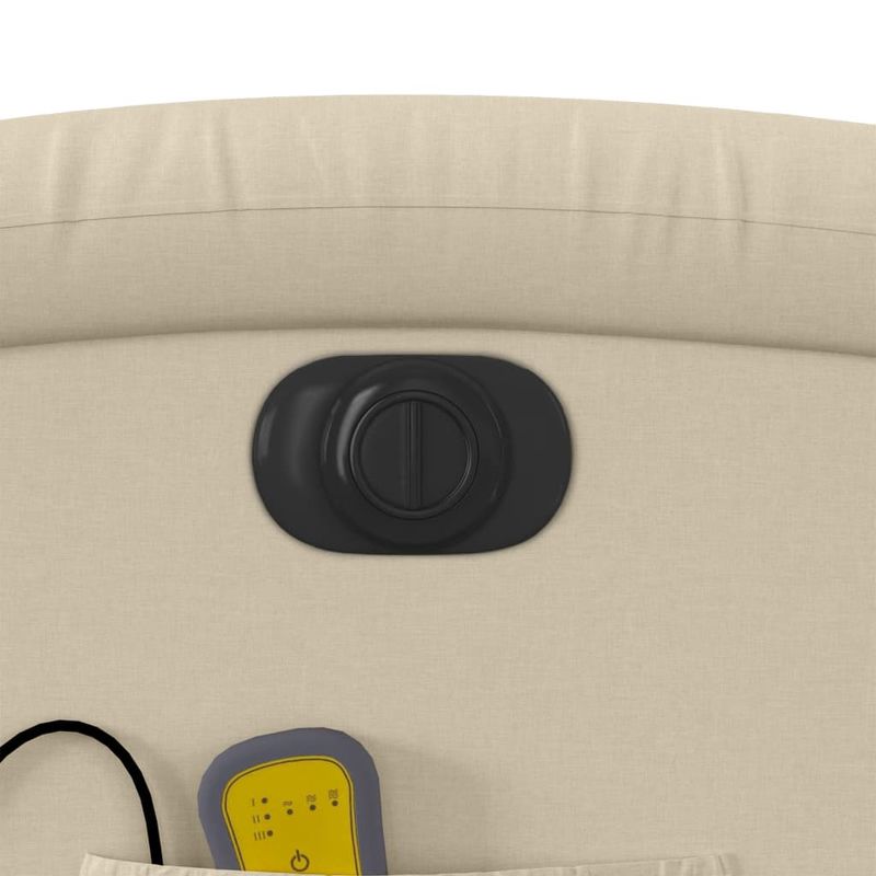 Ingrijire personala si Cosmetice - Sanatate si wellness - Articole wellness - Fotolii de masaj - Fotoliu electric de masaj rabatabil, crem, textil - Infinity.ro