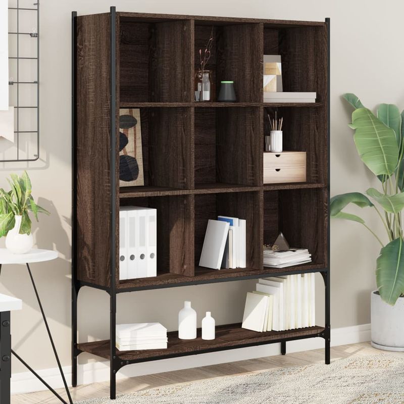 Casa si Gradina - Mobilier - Biblioteci si rafturi - Biblioteci - Biblioteca, stejar maro, 102x30x141,5 cm, lemn prelucrat - Infinity.ro