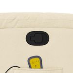 Ingrijire personala si Cosmetice - Sanatate si wellness - Articole wellness - Fotolii de masaj - Fotoliu masaj rabatabil cu ridicare, crem, material textil - Infinity.ro