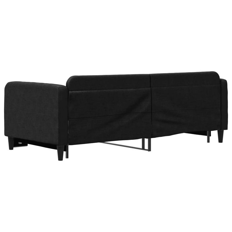 Casa si Gradina - Mobilier - Paturi si accesorii - Paturi - Pat de zi cu extensie, negru, 90x190 cm, textil - Infinity.ro