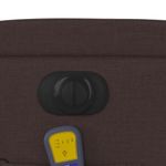 Ingrijire personala si Cosmetice - Sanatate si wellness - Articole wellness - Fotolii de masaj - Fotoliu electric masaj rabatabil cu ridicare maro inchis textil - Infinity.ro