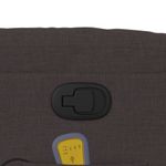 Ingrijire personala si Cosmetice - Sanatate si wellness - Articole wellness - Fotolii de masaj - Fotoliu rabatabil de masaj, cu ridicare, maro inchis, textil - Infinity.ro