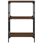 Casa si Gradina - Mobilier - Biblioteci si rafturi - Biblioteci - Biblioteca 3 niveluri, stejar maro 59x35x90,5cm, lemn prelucrat - Infinity.ro