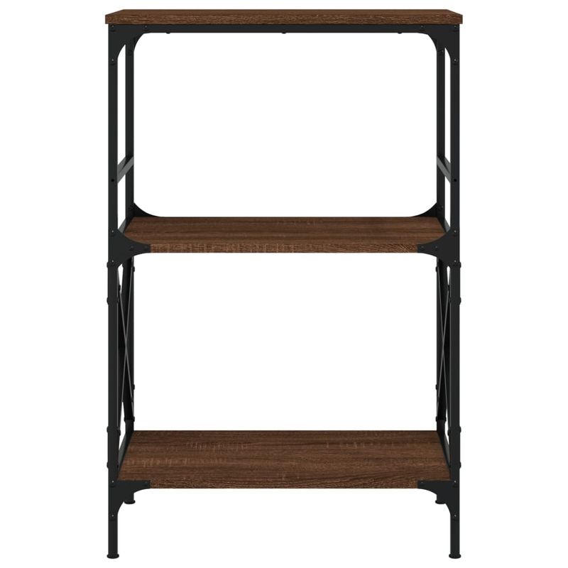 Casa si Gradina - Mobilier - Biblioteci si rafturi - Biblioteci - Biblioteca 3 niveluri, stejar maro 59x35x90,5cm, lemn prelucrat - Infinity.ro