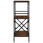 Casa si Gradina - Mobilier - Biblioteci si rafturi - Biblioteci - Biblioteca 3 niveluri, stejar maro 59x35x90,5cm, lemn prelucrat - Infinity.ro