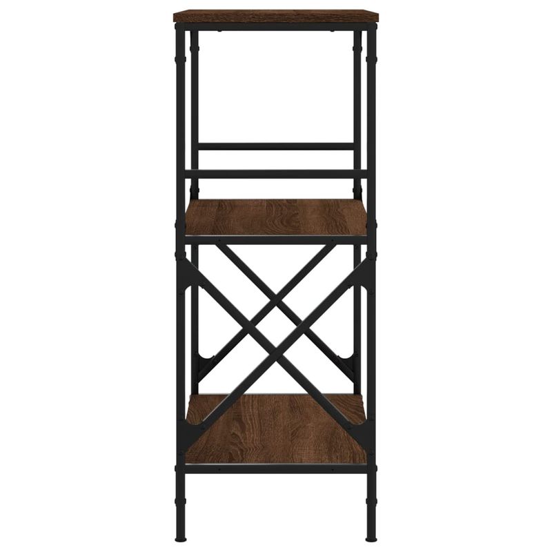 Casa si Gradina - Mobilier - Biblioteci si rafturi - Biblioteci - Biblioteca 3 niveluri, stejar maro 59x35x90,5cm, lemn prelucrat - Infinity.ro