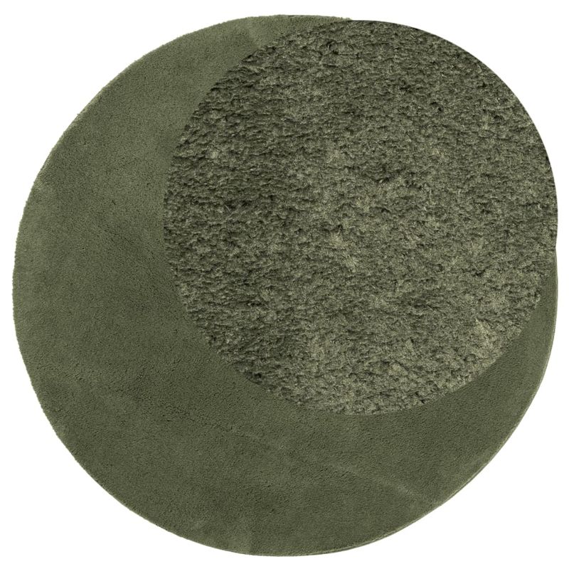 Casa si Gradina - Textile si covoare - Covoare - Covoare casa - Covor HUARTE, fir scurt, moale si lavabil, verde padure Ø 100cm - Infinity.ro