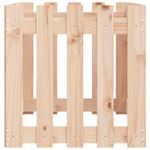 Casa si Gradina - Gradinarit si plante - Plante si ghivece - Ghivece si suporturi - Pat inaltat gradina design gard 100x50x50 cm lemn de pin tratat, pin natural - Infinity.ro