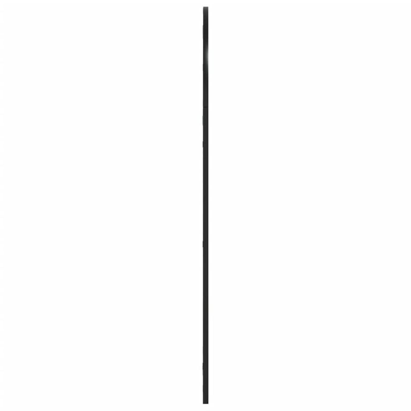 Casa si Gradina - Decoratiuni - Oglinzi - Oglinda de perete, negru, 60x110 cm, arcuita, fier - Infinity.ro