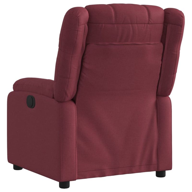 Casa si Gradina - Mobilier - Scaune si fotolii - Fotolii - Fotoliu rabatabil electric, rosu vin, material textil - Infinity.ro