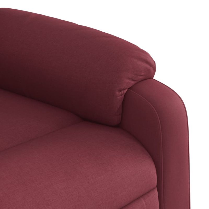 Casa si Gradina - Mobilier - Scaune si fotolii - Fotolii - Fotoliu rabatabil electric, rosu vin, material textil - Infinity.ro