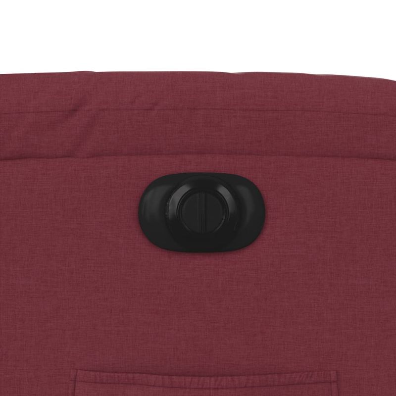 Casa si Gradina - Mobilier - Scaune si fotolii - Fotolii - Fotoliu rabatabil electric, rosu vin, material textil - Infinity.ro