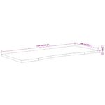 Casa si Gradina - Constructii - Lemn constructii - Placi lemn - Blat de birou 110x60x2,5 cm dreptunghiular lemn masiv de acacia - Infinity.ro