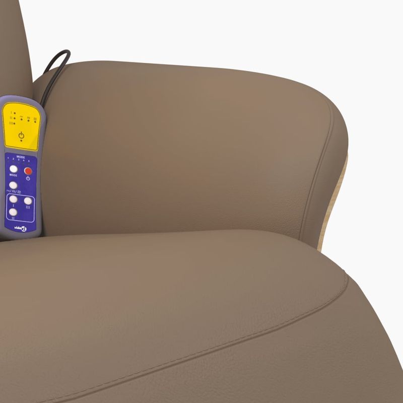 Ingrijire personala si Cosmetice - Sanatate si wellness - Articole wellness - Fotolii de masaj - Fotoliu de masaj rabatabil, cappuccino, piele ecologica - Infinity.ro