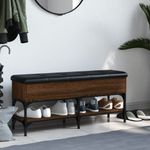 Casa si Gradina - Mobilier - Organizare si depozitare - Bancute - Banca de pantofi, stejar maro, 102x32x45 cm, lemn prelucrat - Infinity.ro