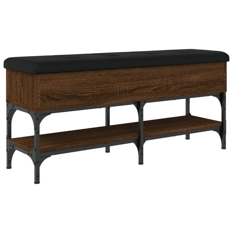 Casa si Gradina - Mobilier - Organizare si depozitare - Bancute - Banca de pantofi, stejar maro, 102x32x45 cm, lemn prelucrat - Infinity.ro