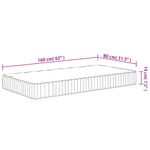 Casa si Gradina - Mobilier - Saltele si somiere - Saltele - Saltea cu arcuri buzunar de copii, fermitate medie, 80x160 cm - Infinity.ro