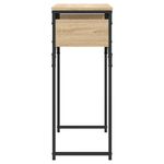 Casa si Gradina - Mobilier - Comode si corpuri - Console - Masuta consola cu raft stejar sonoma 75x30x75 cm lemn prelucrat - Infinity.ro