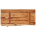 Casa si Gradina - Mobilier - Biblioteci si rafturi - Rafturi - Raft perete 60x30x2,5 cm dreptunghiular lemn acacia margine vie - Infinity.ro